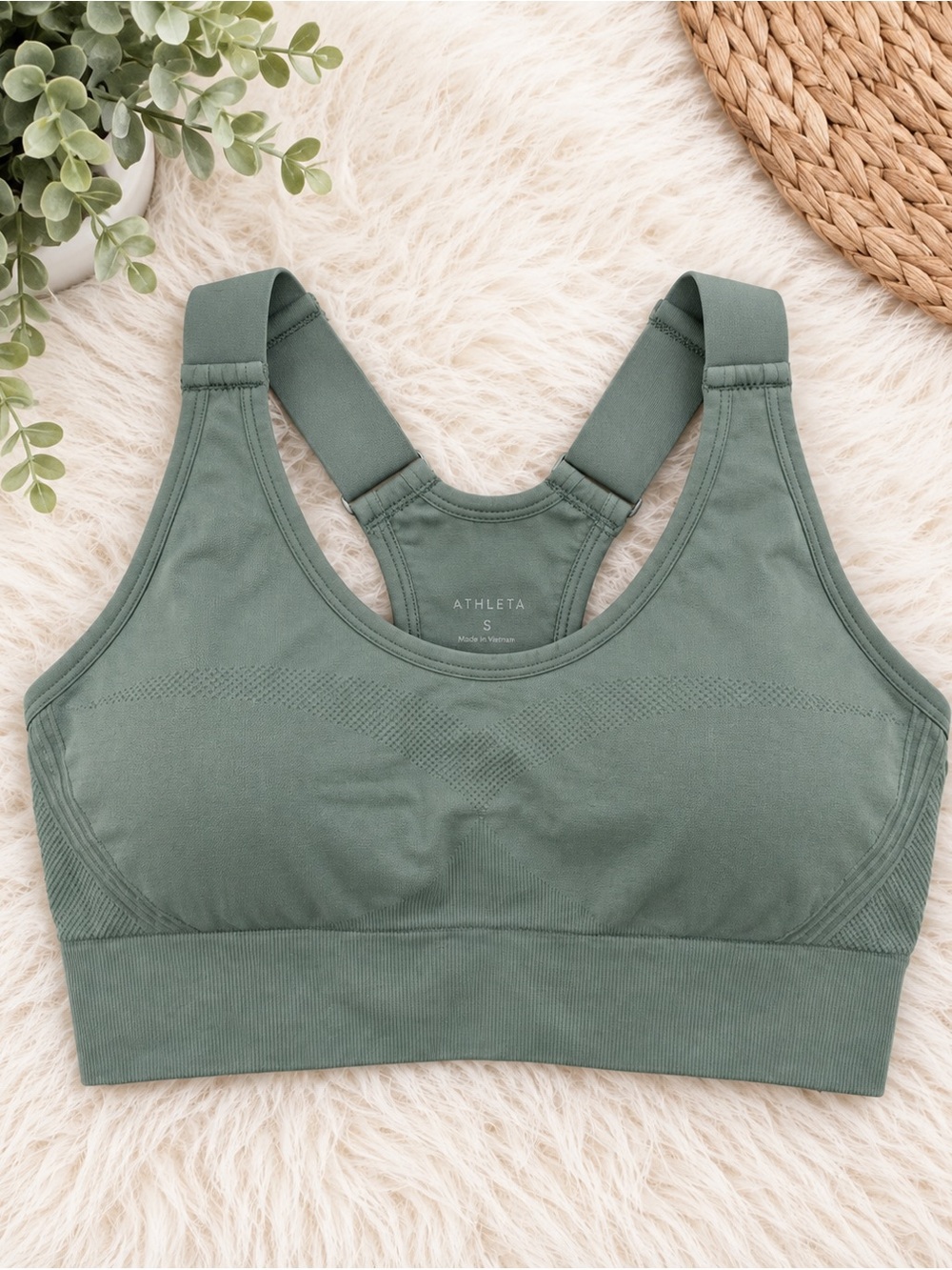 Sage green Sports Bra a